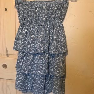 Strapless summer dress